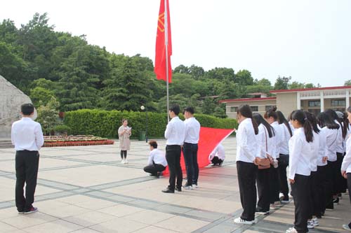公司党总支开展“两学一做”弘扬‘五四’精神 重温入团誓词活动