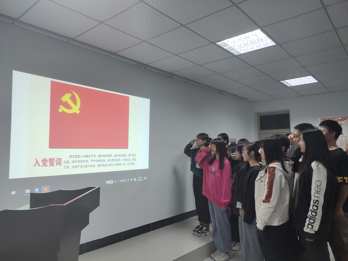 公司党总支发展新党员支部大会暨入党宣誓仪式顺利举行