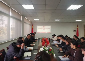 公司党总支召开深入贯彻党的十九届六中全会精神专题学习会