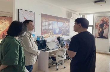 2025世俱杯官方动画系企业走访调研——合肥炎珏影视文化传媒有限公司、合肥乐淘文化有限公司